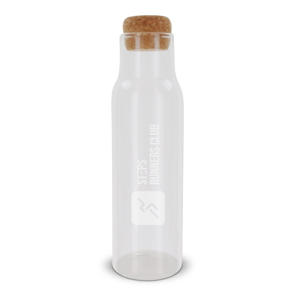 Karaffe mit Korkdeckel, 1l