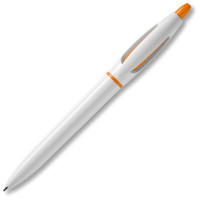 Weiss / Orange